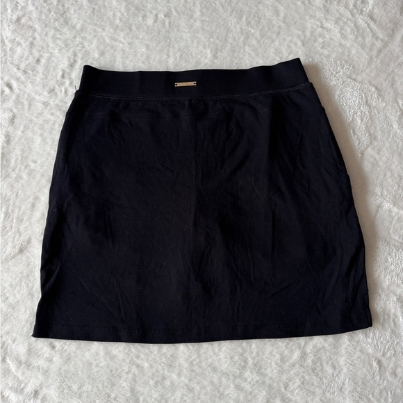 Jones New York Tennis Skirt With Built In Shorts - Solid Black - Size Medium - Picture 5 of 7
